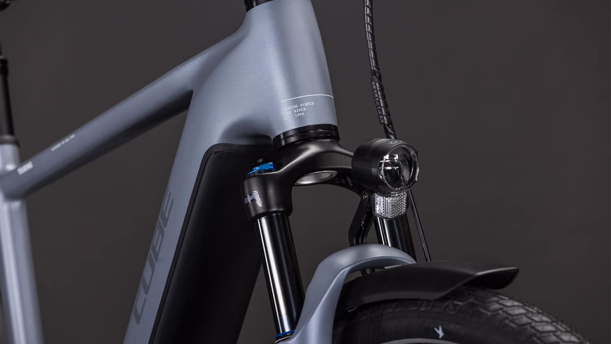 CUBE Touring Hybrid Pro 800 pearlgrey grey weitere Detailaufnahme